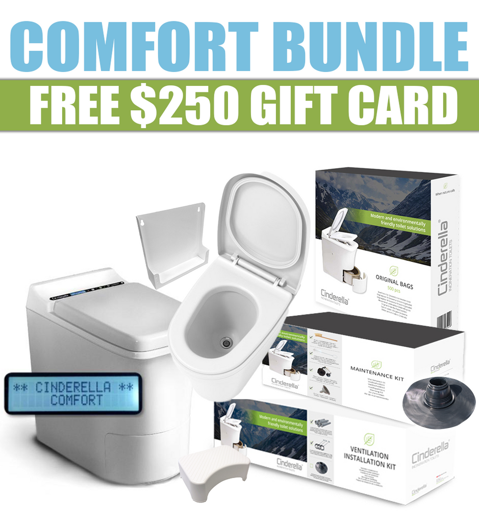 Cinderella Comfort Electric Bundle with maintenance kit, bags and ventilation kit