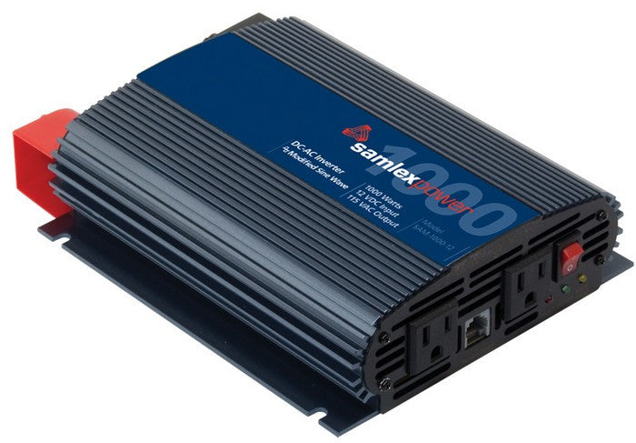 Samlex SAM-1000-12 Modified Sine Wave 1000w Inverter Alternative Energy Samlex- The Cabin Depot Off-Grid Off Grid Living Solutions Cabin Cottage Camp Solar Panel Water Heater Hunting Fishing Boats RVs Outdoors