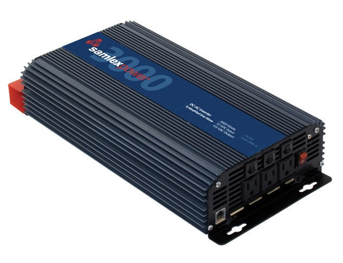 Samlex SAM-3000-12 Modified Sine 3000w Inverter Alternative Energy Samlex- The Cabin Depot Off-Grid Off Grid Living Solutions Cabin Cottage Camp Solar Panel Water Heater Hunting Fishing Boats RVs Outdoors