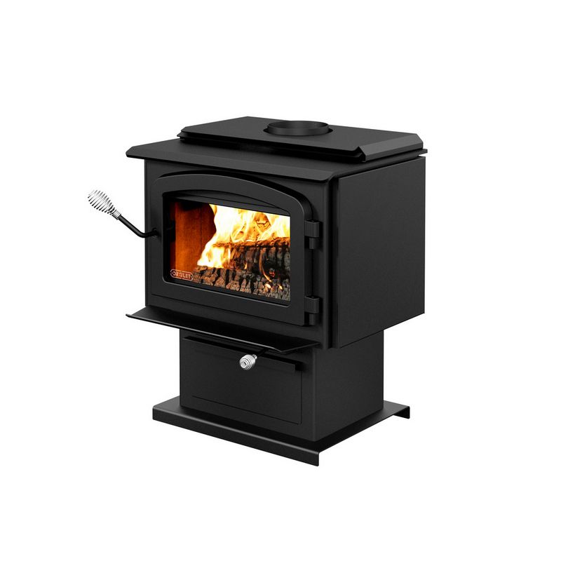 Drolet Escape 1500 Wood Stove left view