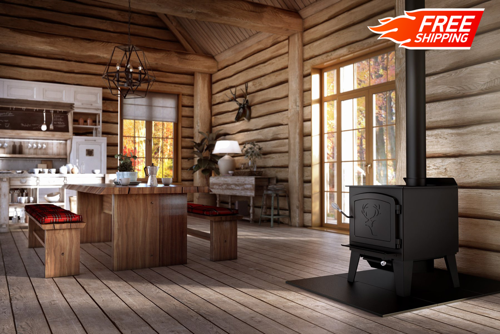 Drolet Black Stag II Wood Stove
